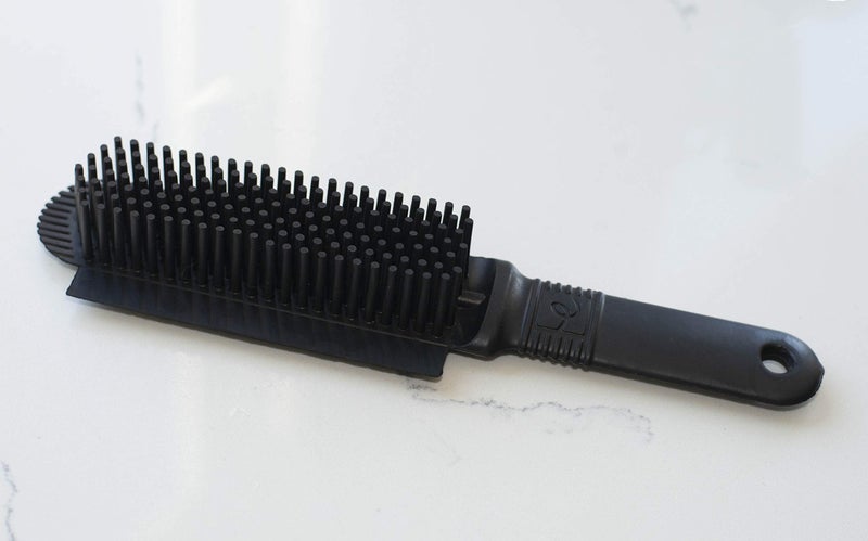 FURemover Plus Pet Hair Rubber Brush with Squeegee, Easily Remove Fur and Lint from Clothing, Carpets and Furniture, Gently Groom Dogs and Cats Wet or Dry, Black, 2 Pack - Image 4
