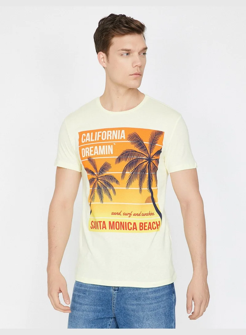 KOTON Letter Printed T-Shirt