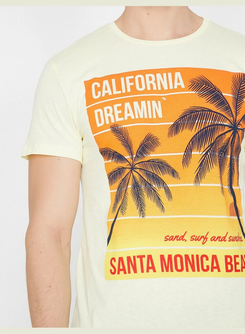 KOTON Letter Printed T-Shirt