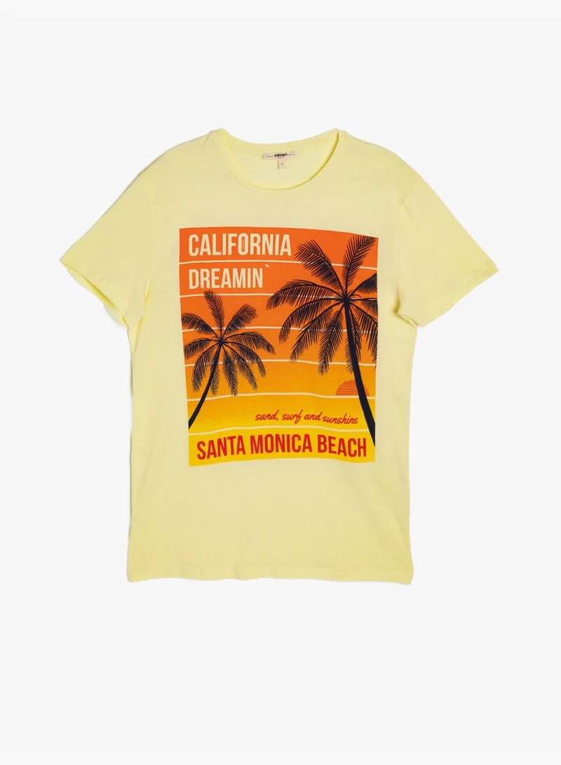 KOTON Letter Printed T-Shirt