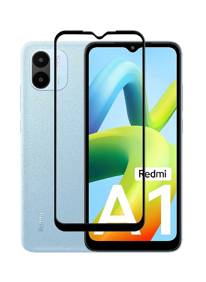 Super Tempered Glass Screen Protector 5D Designed For Xiaomi Redmi A1 Plus Full Glue Edge to Edge Full Screen Coverage And Bubble Free - Image 1