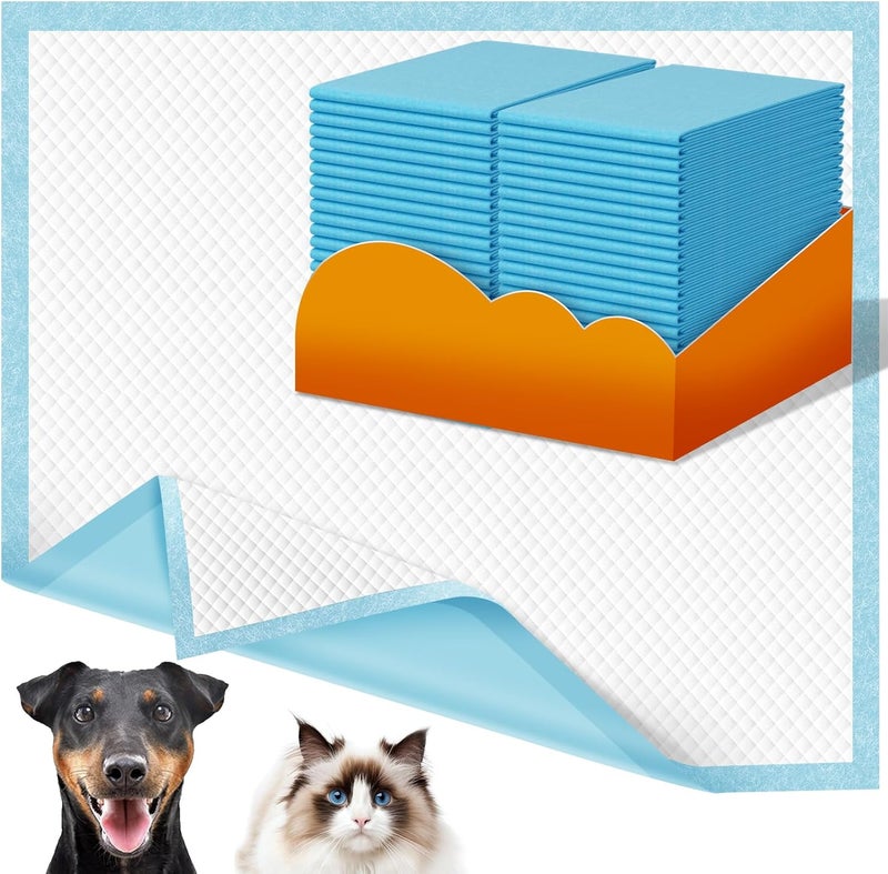 vjj Dog Pee Pads Extra Large 30x36in, XXL Puppy Pads, Leak Proof Potty Pads for Dogs, Disposable Urine Bed Pads Piddle Pads, Thicken Super Absorbent Pet Training Pads for Dogs Cats Rabbits (35 Counts) - Image 1