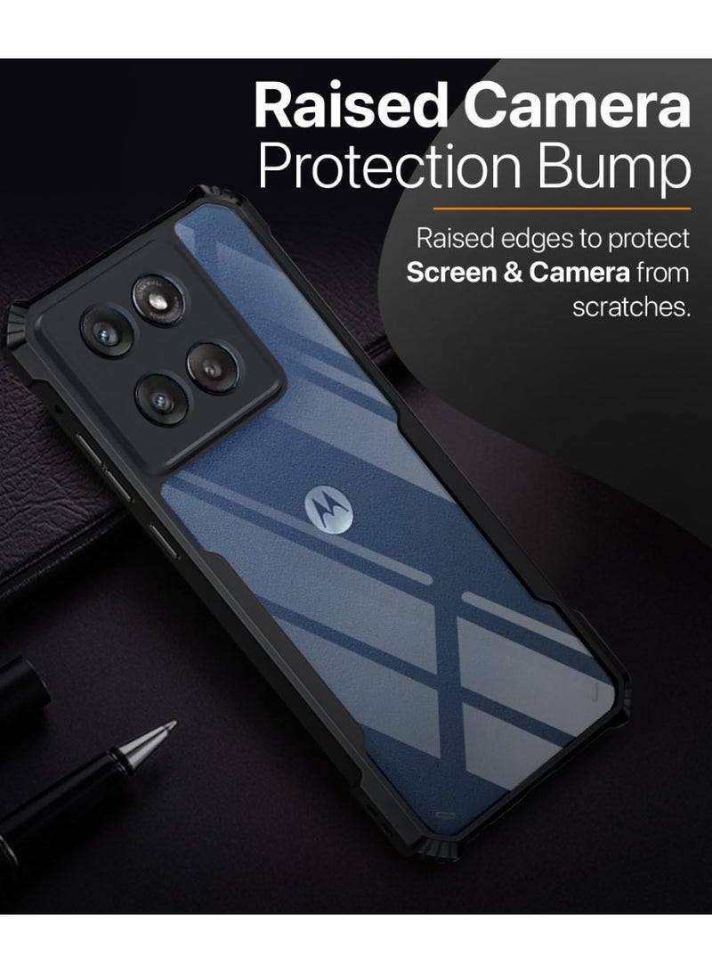 Motorola Edge 60 Stylus Shockproof Crystal Back Cover Case for Moto Edge 360 Degree Protection shockproof Protective Design for Edge 60 Stylus  - Image 3