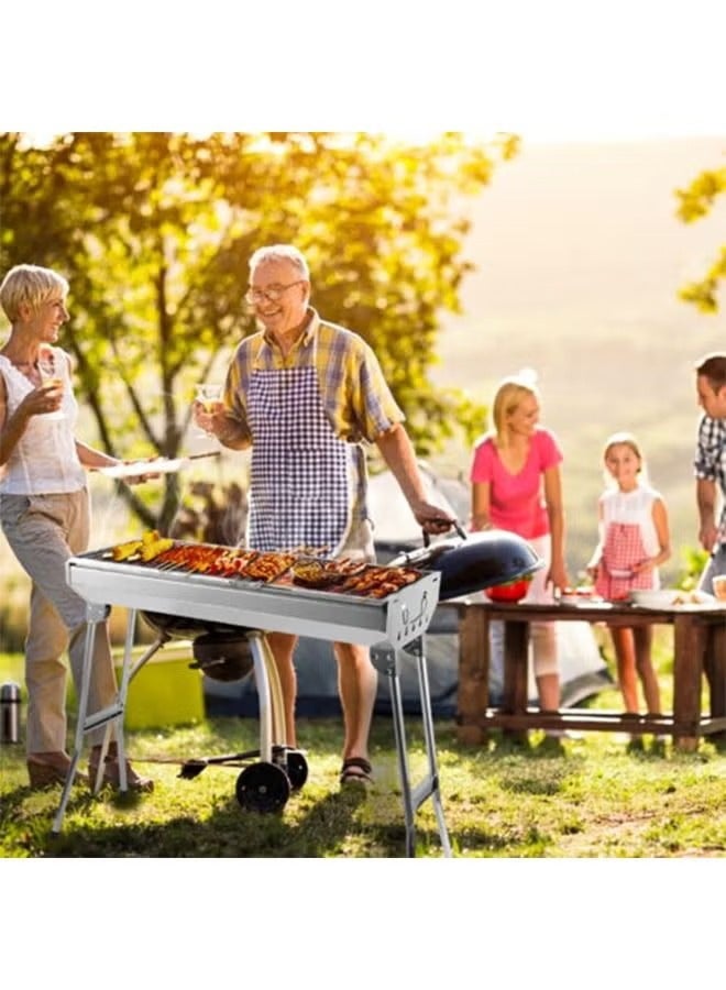 Snooe شواية فحم مصنوعة من الستانلس ستيل مزودة بحامل - Image 5