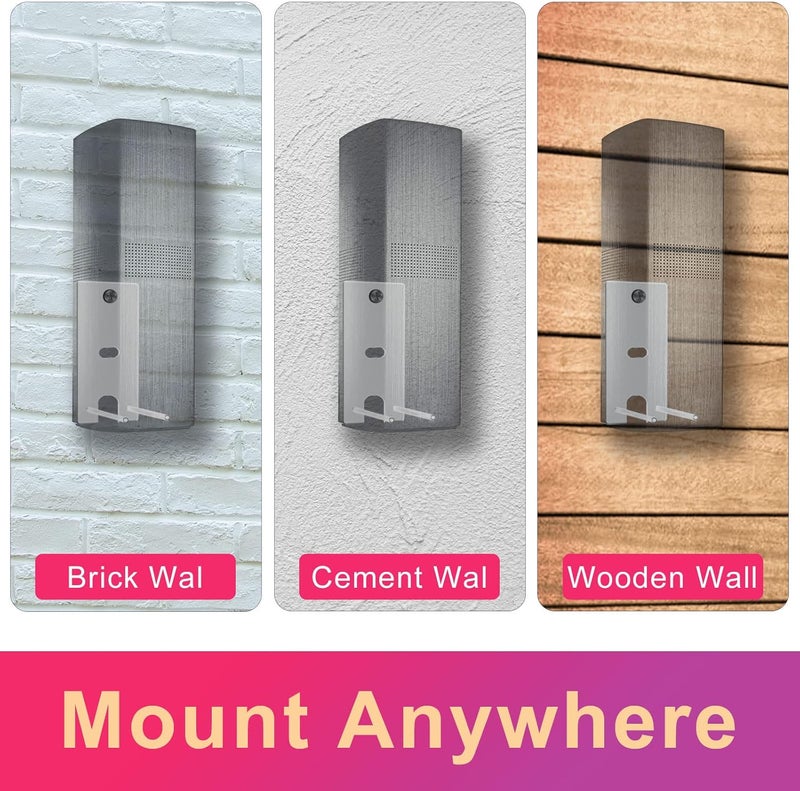 Dinghosen Wall Brackets Compatible with Bose Surround Speakers 700, OmniJewel Lifestyle 650 Home Entertainment System (White) - Image 4