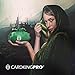 CardKingPro Immense Dice Bags with Pockets Green Capacity 150 Dice Great Organizer for Dice Hoarders Perfect for Dungeons and Dragons Patented Design - Image 2