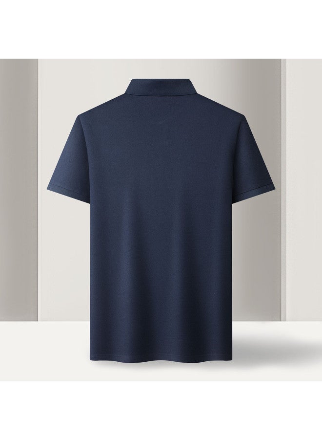 Fomoce men's Breathable Summer Polo Shirt - Soft & Comfortable Short Sleeve Top - Image 5