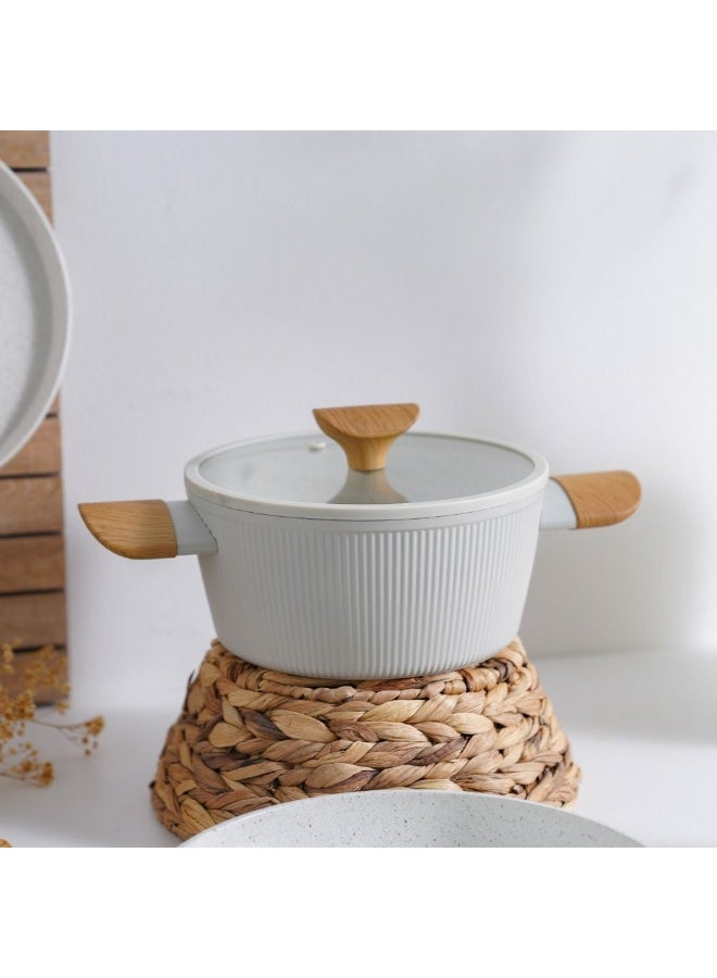 DANUBE HOME 9-Piece Chef's Delight Radiant Pro Cookware Set Pofa Free Marble Nonstick Coating - Image 3