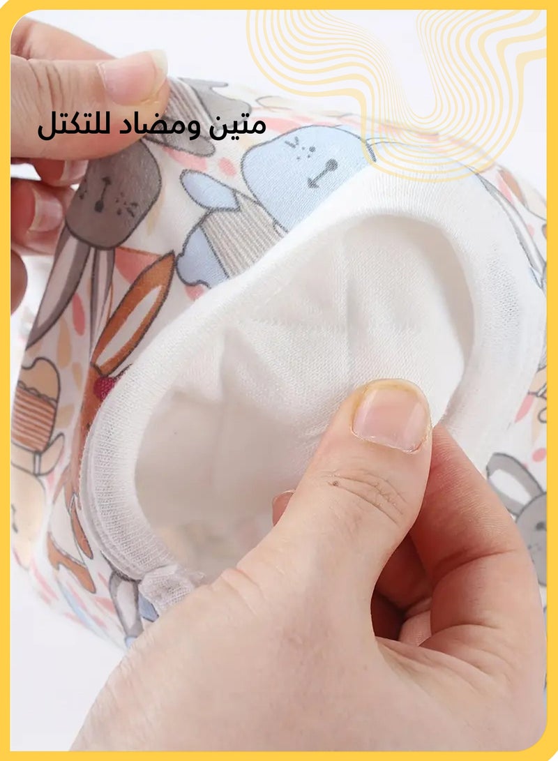 She&Little 4 Packs Potty Training Pants for Girls and Boys, Reusable Cotton Toddler Underwear, Leakproof Breathable Toilet Training Shorts with Upgraded Absorbent Layers for 0 to 3 Years Old (Multicolor)  - Image 3