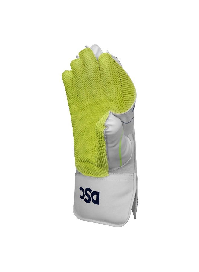 دي أس سي قفازات DSC Intense Attitude الجلدية لحفظ لعبة الكريكيت للرجال، مقاس - شبابي - Image 4