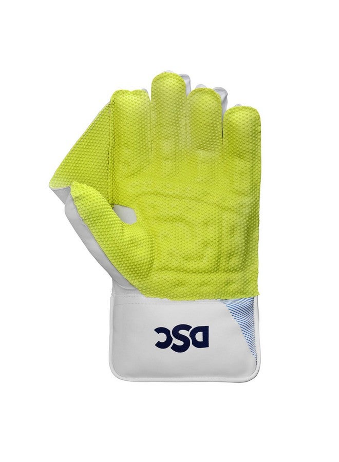 دي أس سي قفازات DSC Intense Attitude الجلدية لحفظ لعبة الكريكيت للرجال، مقاس - شبابي - Image 3