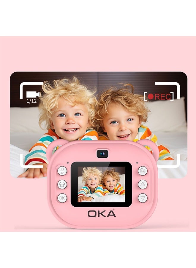 OKA OKA Instant photo printing camera with thermal printer for children / JK10  - Image 4