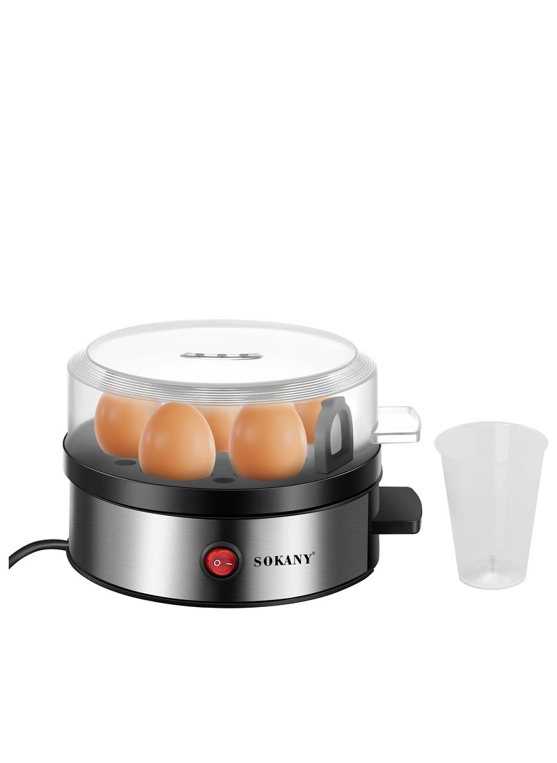 sokany - SOKANY Home Kitchen Small Steamer, Multi Functional 7-Slot Breakfast Egg Boiler, 360 Watts - Image 1