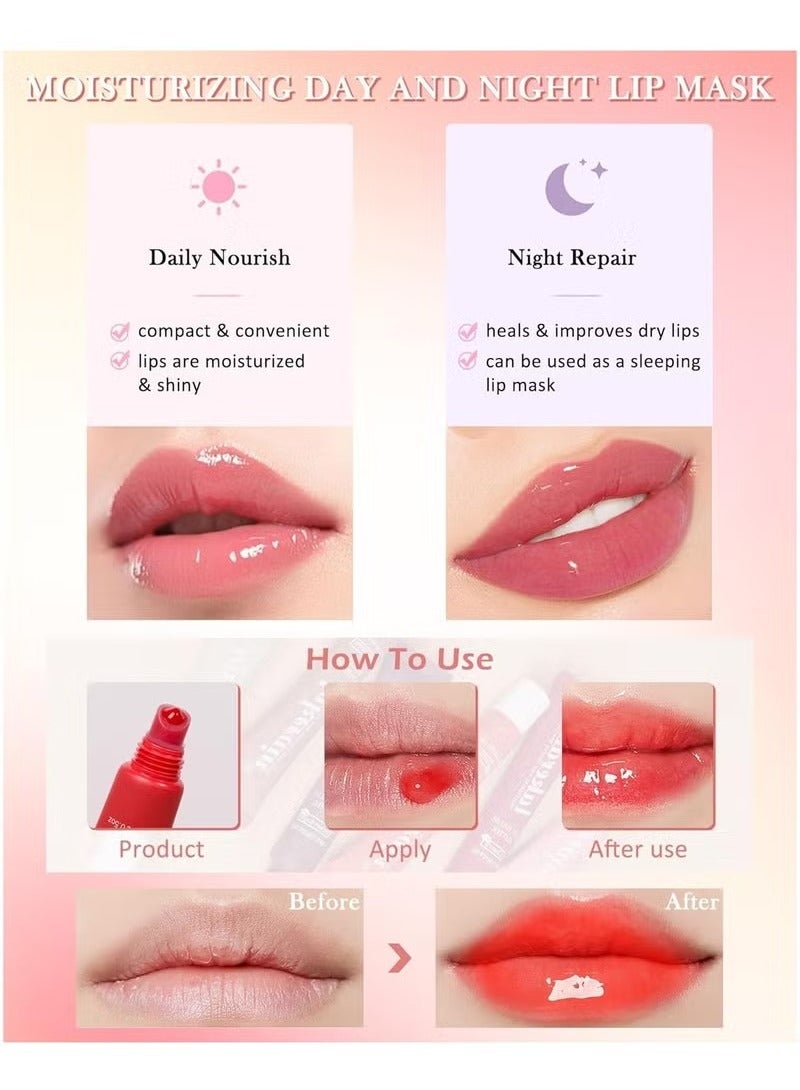 اترجسز 3 لون مرهم الشفة مجموعة ، 3 لون طويل المفعول ترطيب السائل مرهم الشفة ، لمعان لامعة غنية لمعان الشفاه ، غير مبهر لون مرهم الشفة - Image 3