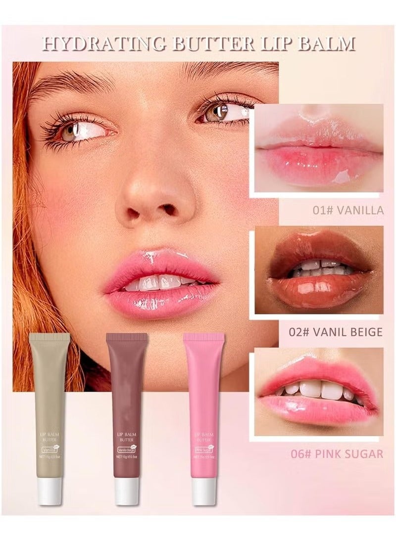 اترجسز 3 لون مرهم الشفة مجموعة ، 3 لون طويل المفعول ترطيب السائل مرهم الشفة ، لمعان لامعة غنية لمعان الشفاه ، غير مبهر لون مرهم الشفة - Image 2