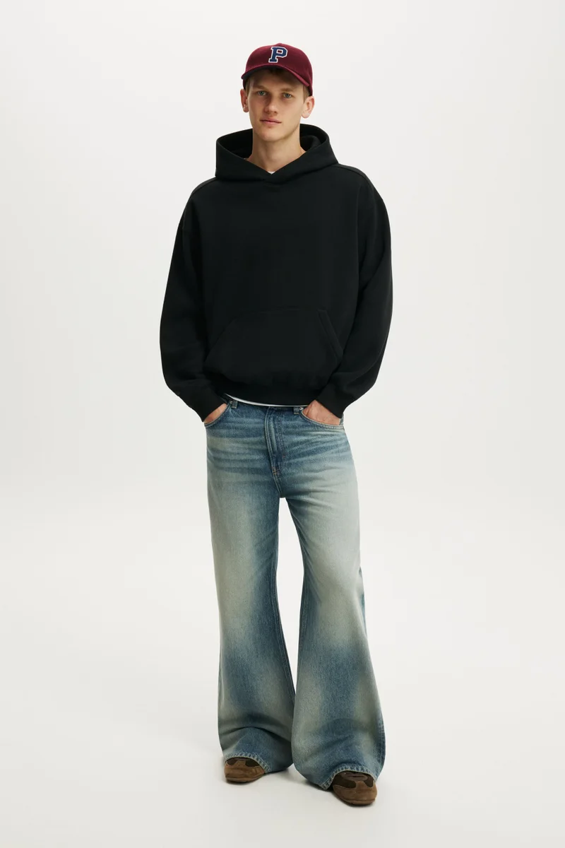 Cotton On  Box Fit Hoodie  | Best Price UAE