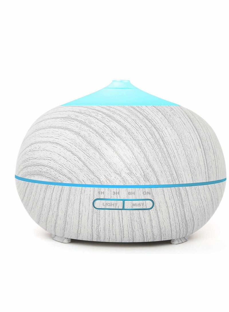 Y&D HiDear 400ml Essential Oil Diffusers, Cool Mist Aroma Diffuser for Aromatherapy Up to 11h Use, Ultrasonic Humidifiers with 7 Led Lights and 4 Timer Setting,... - Image 1
