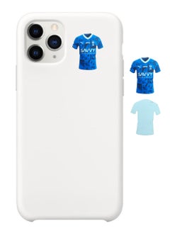 Generic Plastic Sticker for Mobile or Any Smooth Surface and Laptop Al Hilal Club Jersey Shaped 