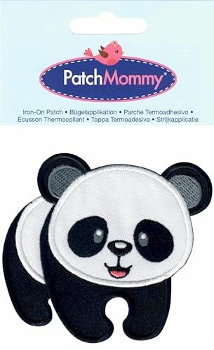 PatchMommy Panda Bear Patch, Iron On/Sew On - Appliques for Kids Children - Image 3