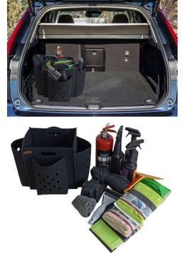 Car Trunk Organizer Bag Auto Accessories Organizer 5 Pockets Six Velcro 3mm Felt
