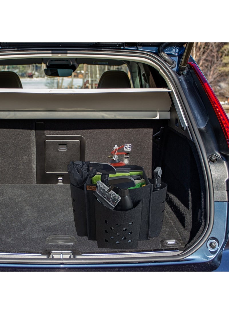 Next Craft - Car Trunk Organizer Bag Auto Accessories Organizer 5 Pockets Six Velcro 3mm Felt - Image 1