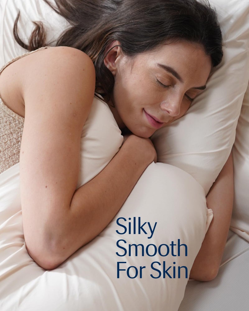 REST® Evercool®+ Cooling Pillowcases Standard - 2 Pillowcases for Sensitive Skin, Silver Infused Fabric for Hygienic Sleep, Silky Smooth for Curly Hair, High Elastic for Snug Fit (19x29 inches) - Image 5