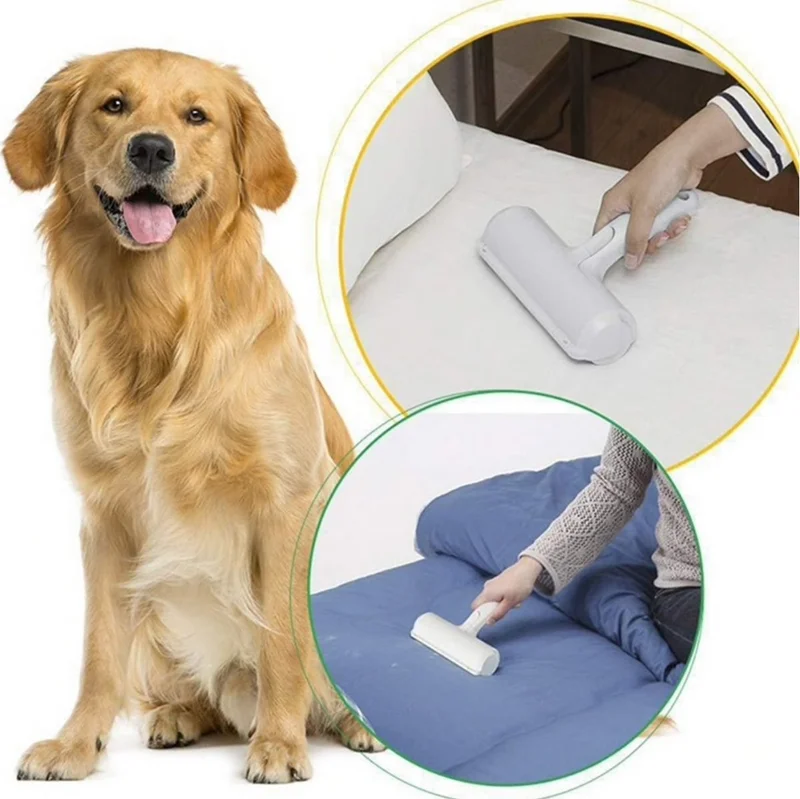 Safestore Cat Dog Pet Sweater Clothes Clothes Carpet Bedding Feather Cleaner Bristle Dust Collector with Hopper