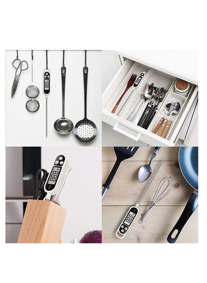 واي آند دي Digital Instant Read Meat Thermometer Kitchen Cooking Food Candy for Oil Deep Fry BBQ Grill Smoker temperature Milk Etc - Image 2