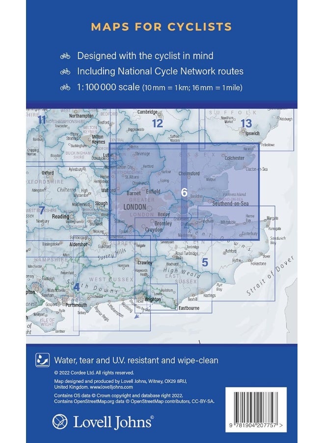 London and Essex Cycle Map 6