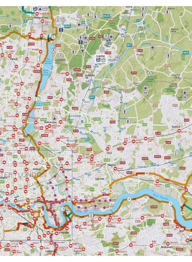 London and Essex Cycle Map 6