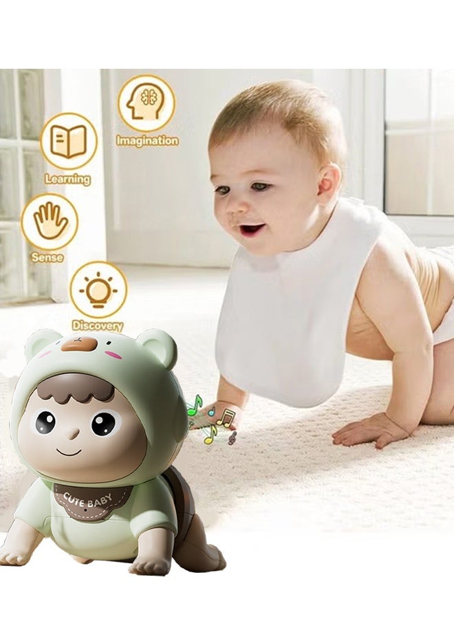 KANGLI Baby Crawling Toys, Electric Crawling Toy,Infant Tummy Time Toys with Music,Educational Toy for Baby's Crawling and Head Lifting,Musical Crawling Toy for Infants 6+ 12+ 18+Months,,Early Education Light Up Music Walking Toys,Ideal Gift for Kids - Image 2