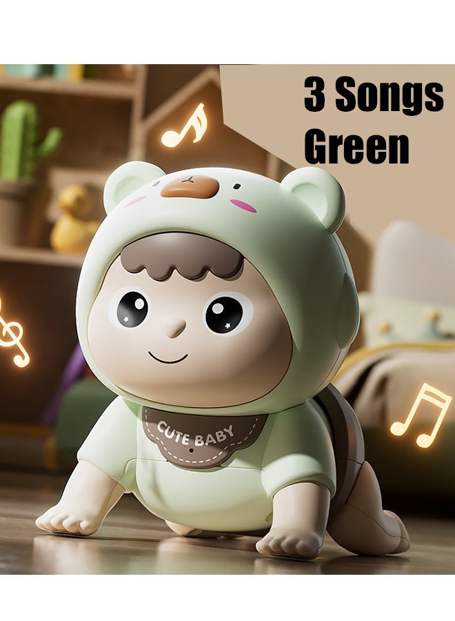 KANGLI Baby Crawling Toys, Electric Crawling Toy,Infant Tummy Time Toys with Music,Educational Toy for Baby's Crawling and Head Lifting,Musical Crawling Toy for Infants 6+ 12+ 18+Months,,Early Education Light Up Music Walking Toys,Ideal Gift for Kids - Image 3