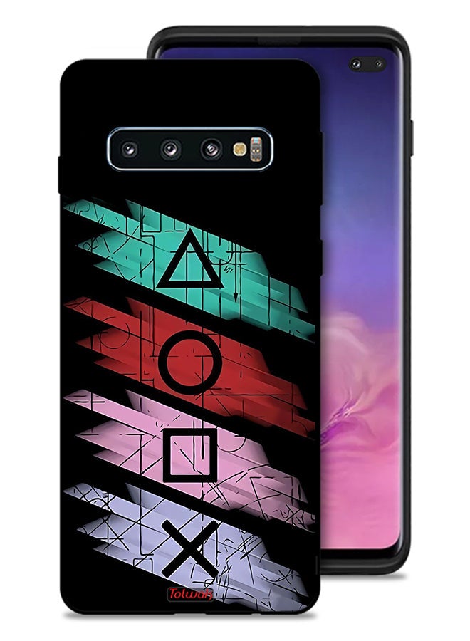 Tolwak Samsung Galaxy S10 Plus Protective Case Cover Squid Game Icons - Image 1