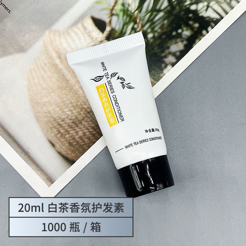 Generic Disposable White Tea Shampoo  Shower Gel Travel Kit 20ml conditioner [white tea fragrance] 