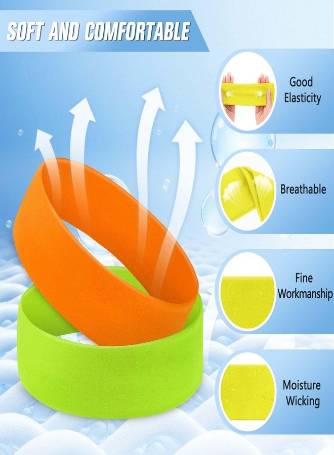 Hotop 12 Pack Sport Headbands for Women Elastic Soft Fabric Hair Bands Sweatbands for Yoga Gym Running Workouts Washing Face Daily Use(Multicolor) - Image 3