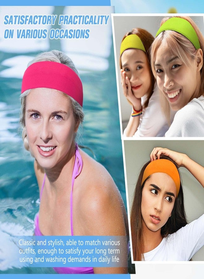 Hotop 12 Pack Sport Headbands for Women Elastic Soft Fabric Hair Bands Sweatbands for Yoga Gym Running Workouts Washing Face Daily Use(Multicolor) - Image 5