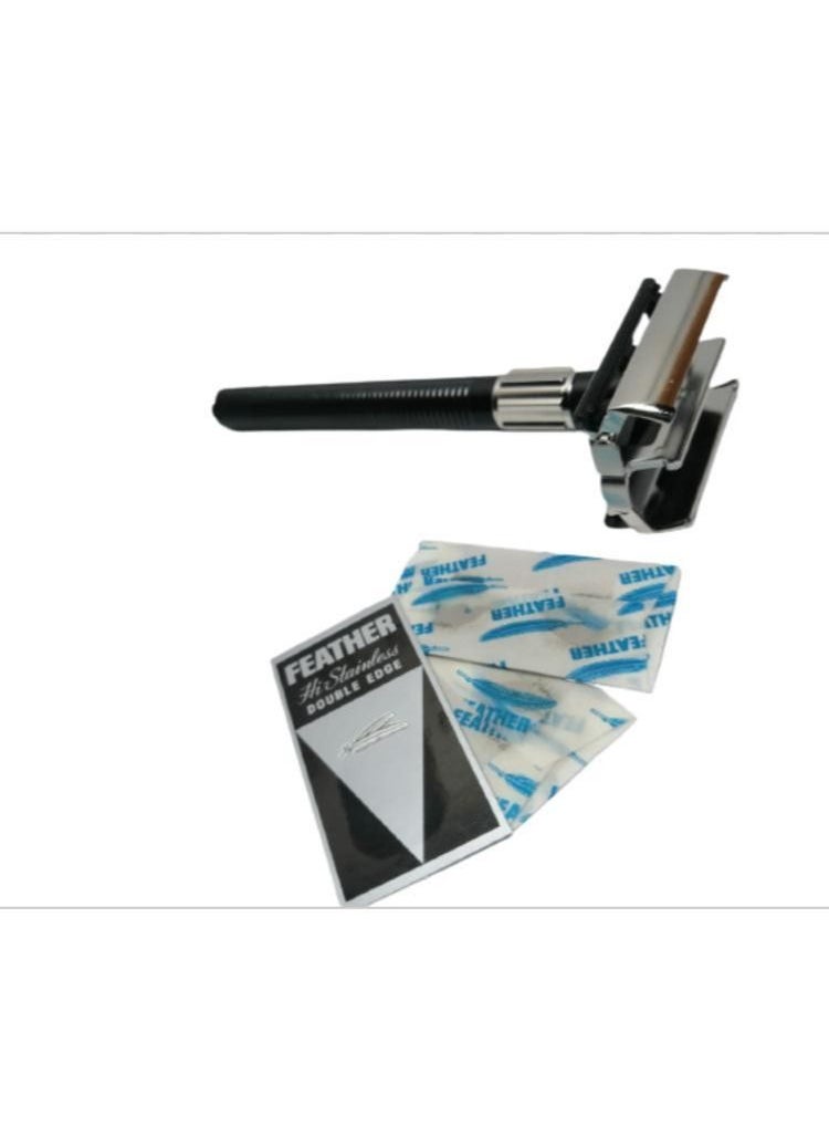 Feather Double Edge Stainless Steel Safety Razor  - Image 1
