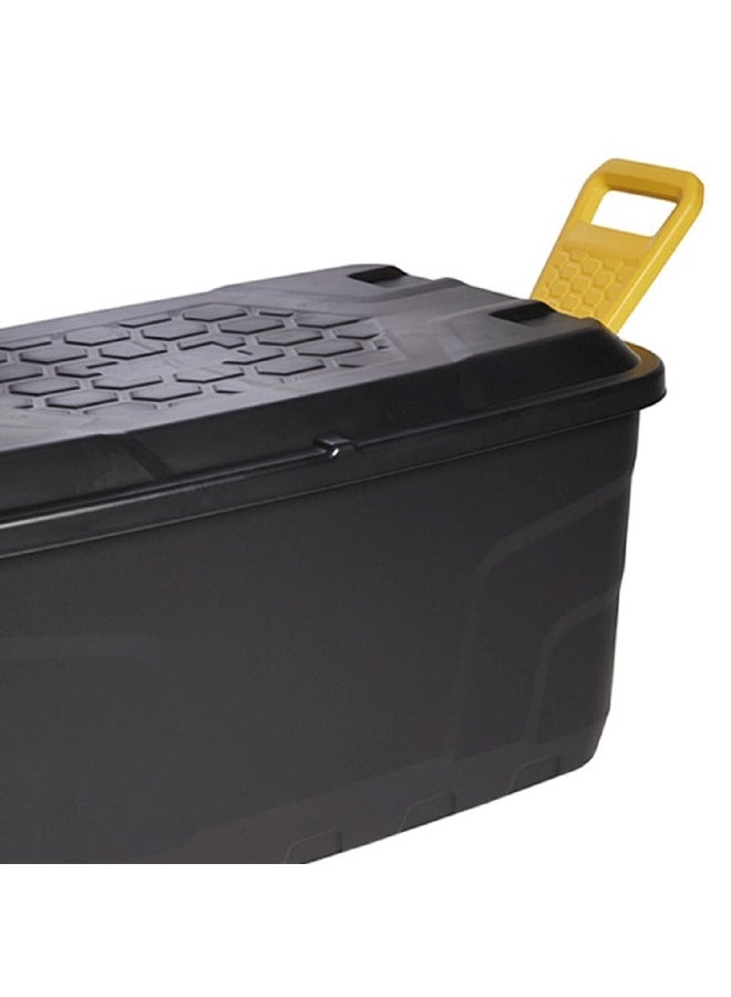 ستراتا صندوق تخزين بعجلات شديد التحمل مع غطاء أسود وأصفر 110 ل XW442-BLK/YEL-EX - Image 3