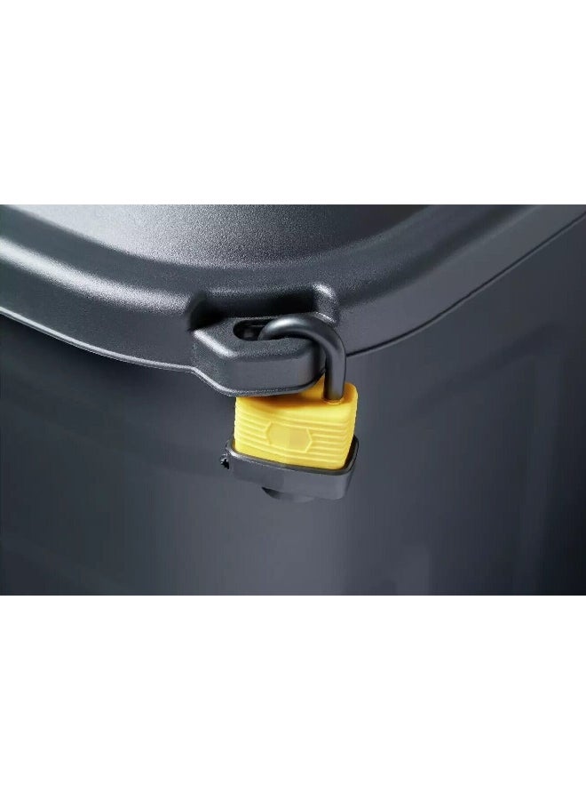 ستراتا صندوق تخزين بعجلات شديد التحمل مع غطاء أسود وأصفر 110 ل XW442-BLK/YEL-EX - Image 4