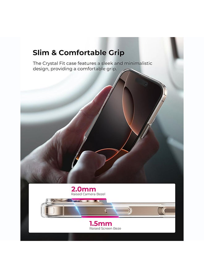 O Ozone Clear Hard Back Compatible With iPhone 16 [ Compatible With Magsafe ]| Transparent Shockproof Protective Cover | Slim Hybrid PC + TPU Phone Case | Anti-Yellow, Scratch Resistant - Image 5