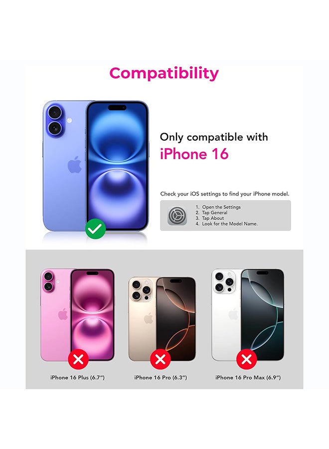 O Ozone Clear Hard Back Compatible With iPhone 16 [ Compatible With Magsafe ]| Transparent Shockproof Protective Cover | Slim Hybrid PC + TPU Phone Case | Anti-Yellow, Scratch Resistant - Image 4