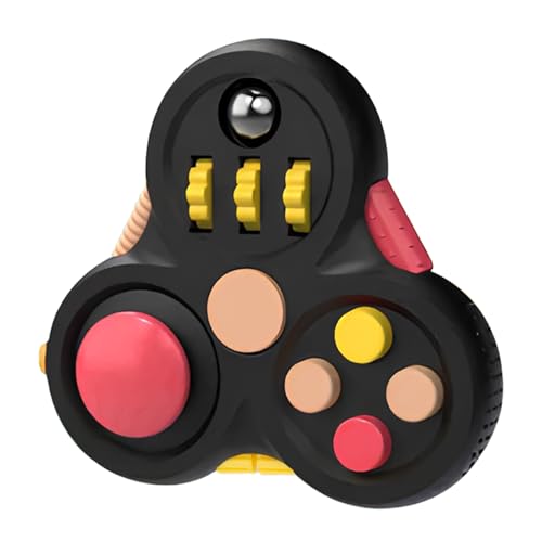 Yrissmiss Fidget Toys for Adults Fidget Pad Easter Basket Stuffers for Boys GirlsStress Relief Cube Clicker Controller with Quiet FidgetsADHD Autism Fidget Spinner for Office Desk Travel - Image 1