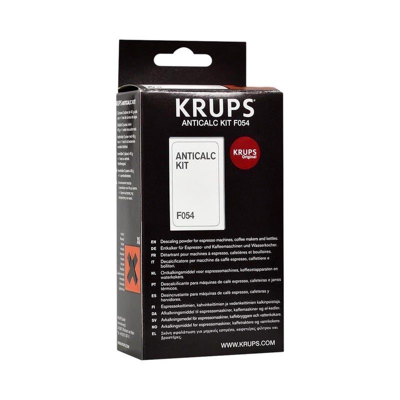 Krups F054001B Set of 2 AntiLimescale Sachets 40 g 1044663376 Coffee Machine Descalers