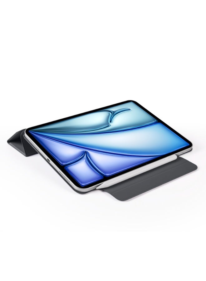 حافظة مغناطيسية لجهاز iPad من الجيل العاشر/الحادي عشر حافظة 2022 حافظة مغناطيسية لجهاز iPad 10، ملحق مغناطيسي عملي، حامل ثلاثي الاتجاهات، حماية خفيفة الوزن، وضع السكون/الاستيقاظ التلقائي، لون أسود - Image 5