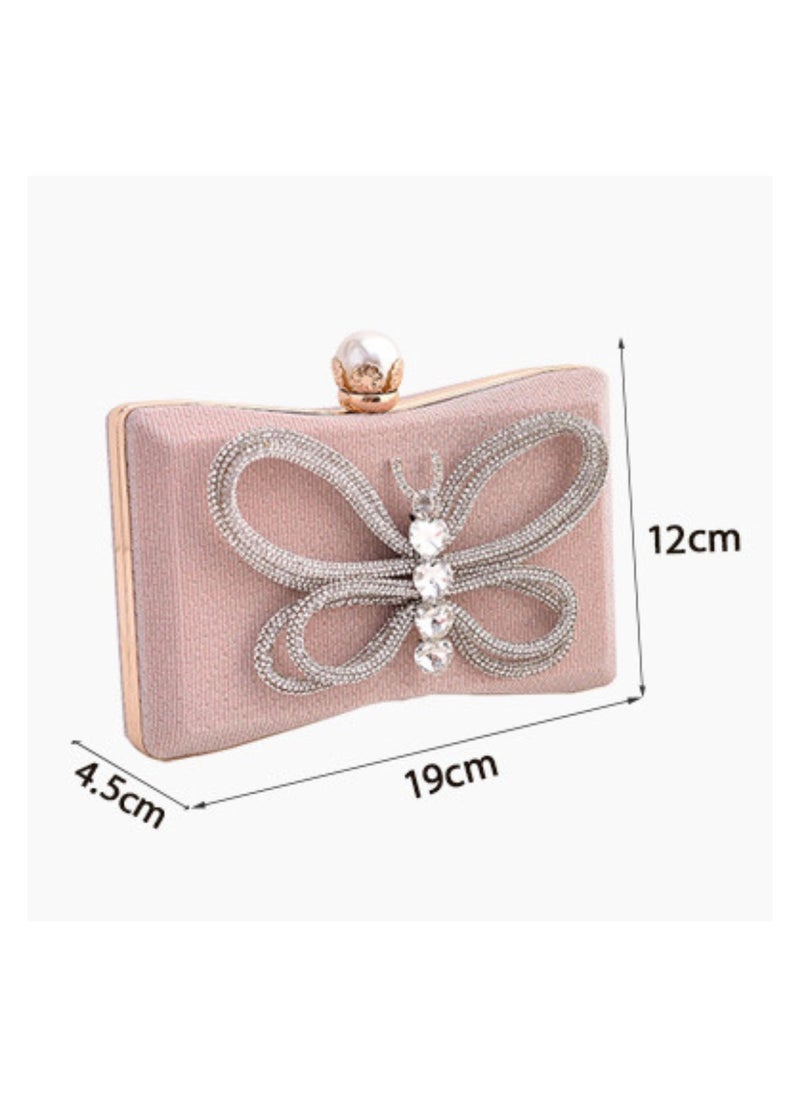 Miluraining - Women Clutch Bag Evening Bag Purse with rhinestone diamond decoration decoration Small Crossbody Bag Handbag Shoulder Bag Satchel Bags Suitable for Party Prom Wedding - Image 1
