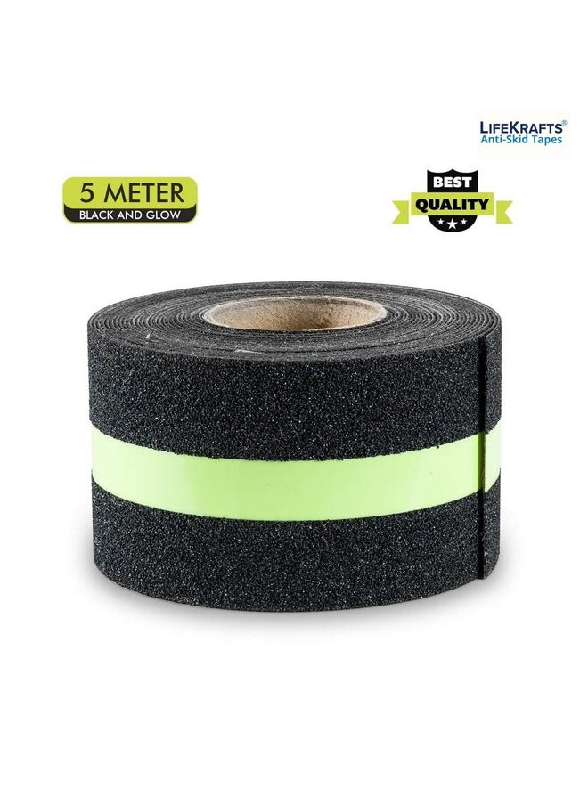 LifeKrafts Anti-Skid Tape for Stairs Black and Glow Tape for Stairs, Floor, and Ramps Heavy Duty Adhesive Non-Slip Tape | Black - Glow 10Mx50MM | Safety Anti Slip Tape - pzsku/Z7A4B8479AB11E7E2E77BZ/45/_/1740982931/9ff9a1c9-8813-4a26-b687-26033ce2480c