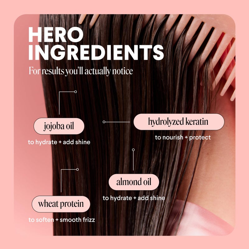 MONDAY HAIRCARE REPAIR Leave in Conditioner with Keratin, Jojoba Oil, Wheat Protein, Cocoa Butter, Argan & Sweet Almond Oil for Dry & Damanged Hair 150mL - Image 4