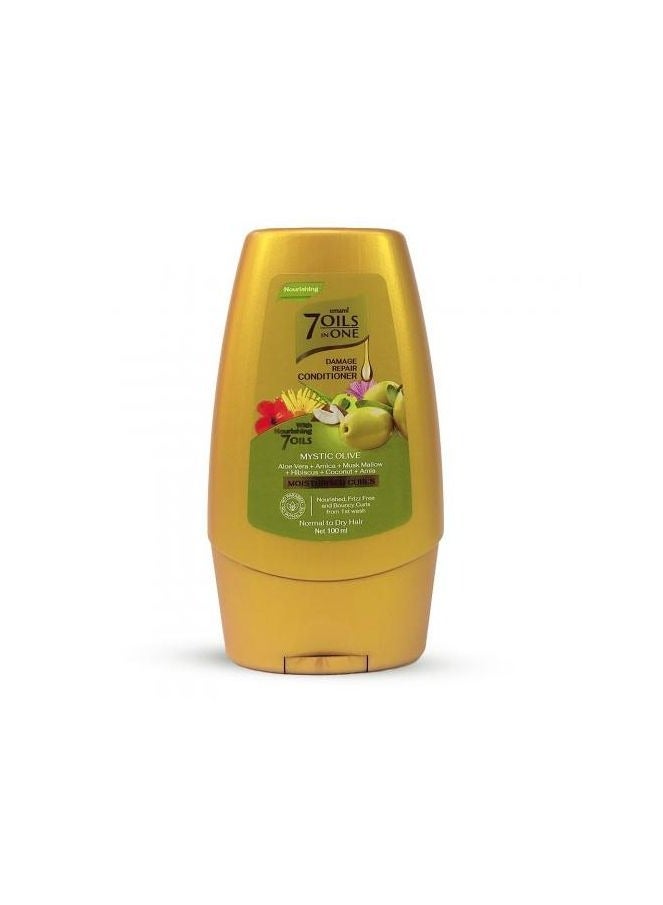 emami 7 Oil In One Damage Repar Conditioner - Mystic Olive - 100ml  - Image 1