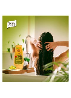 emami 7 Oil In One Damage Repar Conditioner - Mystic Olive - 100ml  - Image 4