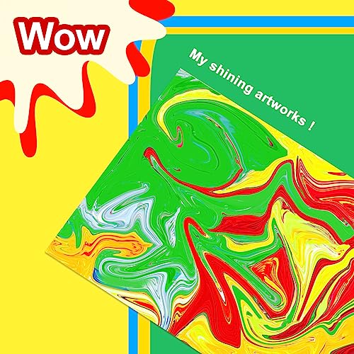 Titoclar Water Marbling Paint Kit, Arts and Crafts For Kids,Birthday Gifts for Girls Boys 3+Years Old, Toys For Ages 8-13 5-7 3-6, Art Supplies for Kids - Image 5